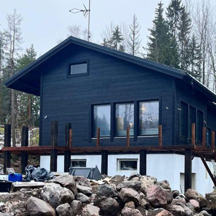 hirsipaneeli ulkoverhous