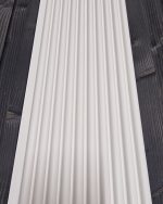 Sisustuspaneeli Mänty 14x95 Sormipaneeli Valkoinen - Image 2