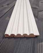 Sisustuspaneeli Mänty 14x95 Sormipaneeli Valkoinen - Image 4